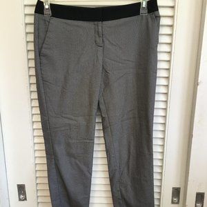 Express Columnist Black & Gray Polkadot Pants